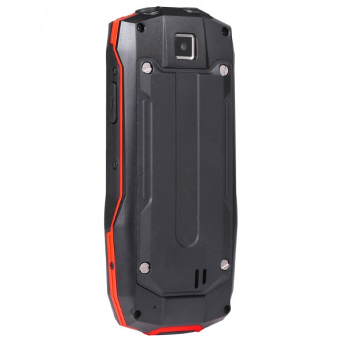 Téléphone robuste Rugtel R2C, IP68 étanche à la poussière antichoc, 2,4 pouces, MTK6261D, batterie 2500 mAh, SOS, FM, double SIM (rouge) SR305R1692-014