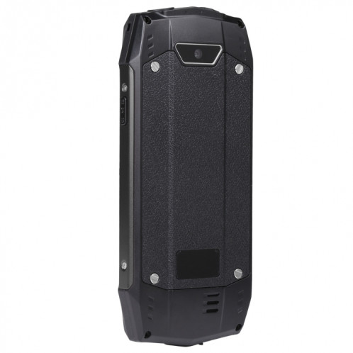 Téléphone robuste Rugtel R3C, IP68 étanche à la poussière antichoc, 2,8 pouces, MTK6261D, batterie 2500 mAh, SOS, FM, double SIM (noir) SR306B109-014