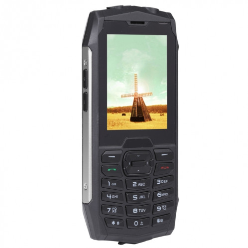 Téléphone robuste Rugtel R3C, IP68 étanche à la poussière antichoc, 2,8 pouces, MTK6261D, batterie 2500 mAh, SOS, FM, double SIM (argent) SR306S562-014