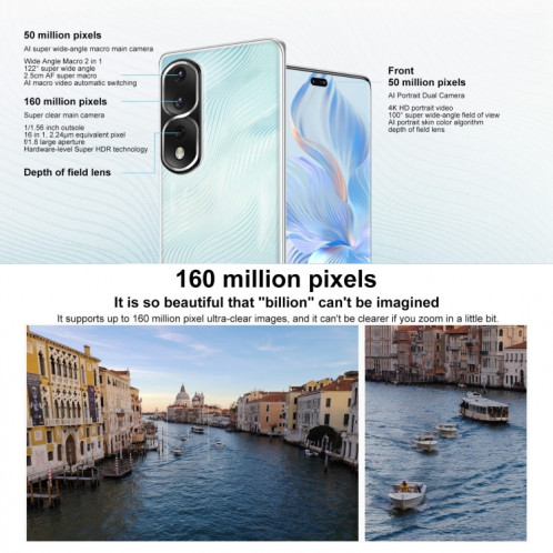 Honor 80 Pro 5G ANP-AN00, caméras 160MP, 8 Go + 256 Go, version chinoise, Caméras triple arrière, identification des empreintes digitales de l'écran, 6,78 pouces Magic UI 7.0 Qualcomm Snapdragon 8+ Gen1 Octa Core SH323F1216-08