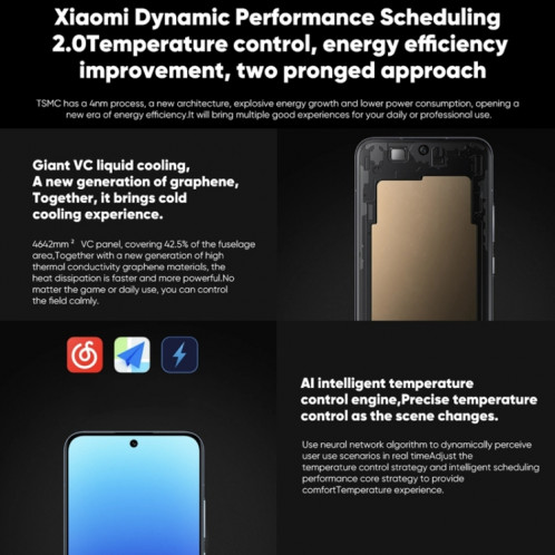 Xiaomi 13, appareil photo 50MP, 12 Go + 512 Go, Caméras arrière triple, identification d'empreintes digitales à l'écran de 6,36 pouces MIUI 14 Qualcomm Snapdragon 8 Gen 2 Octa Core jusqu'à 3,2 GHz, réseau : 5G, SX342W1729-018