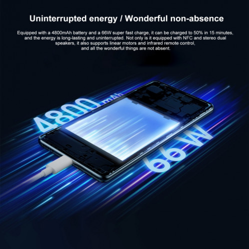 Honor 80 GT 5G AGT-AN00, appareils photo 54MP, 12 Go + 256 Go, version chinoise, Caméras arrière triples, identification du visage/identification des empreintes digitales de l'écran, 6,67 pouces Magic UI 7.0 Qualcomm SH359L1282-013
