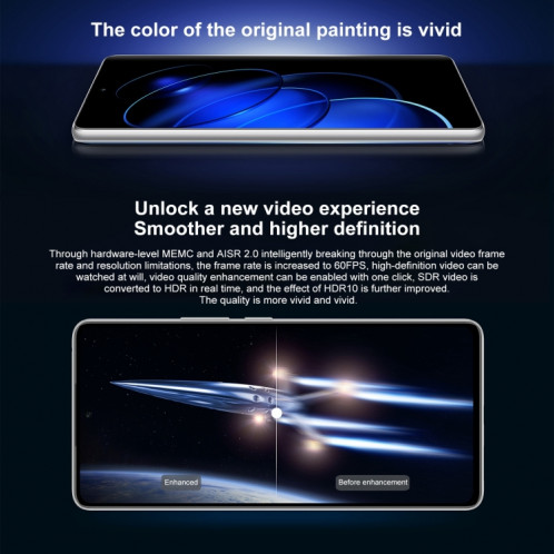 Honor 80 GT 5G AGT-AN00, appareils photo 54MP, 12 Go + 256 Go, version chinoise, Caméras arrière triples, identification du visage/identification des empreintes digitales de l'écran, 6,67 pouces Magic UI 7.0 Qualcomm SH359B958-013