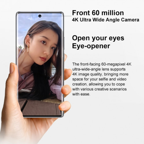 Huawei Hi nova 10 5G, 8 Go + 128 Go, caméra frontale 60MP, version chinoise, Caméras triple arrière, identification d'empreintes digitales à l'écran, 6,67 pouces HarmonyOS 3 Qualcomm Snapdragon 778G 5G Octa Core SH383S949-09