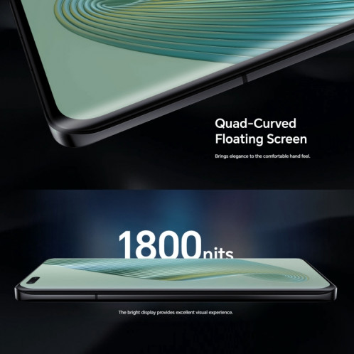 Honor Magic5 Pro 5G PGT-AN10, appareil photo 50MP, 16 Go + 512 Go, version chinoise, Caméras triple arrière, identification des empreintes digitales de l'écran, batterie 5450 mAh, 6,81 pouces Magic UI 7.1 / Android 13 SH93JB247-018
