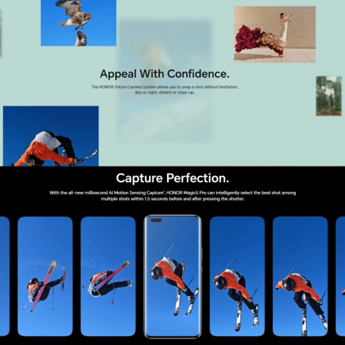 Honor Magic5 Pro 5G PGT-AN10, appareil photo 50MP, 16 Go + 512 Go, version chinoise, Caméras triple arrière, identification des empreintes digitales de l'écran, batterie 5450 mAh, 6,81 pouces Magic UI 7.1 / Android 13 SH93JB247-018