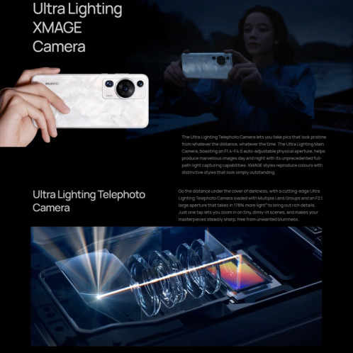 HUAWEI P60 Pro MNA-AL00, 512 Go, appareil photo 48 MP, version chinoise, Caméras triple arrière, identification d'empreintes digitales à l'écran, 6,67 pouces HarmonyOS 3.1 Qualcomm Snapdragon 8+ 4G Octa Core jusqu'à SH25EM1568-014