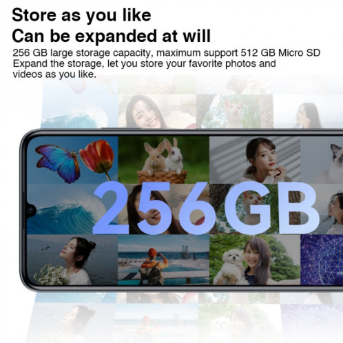 Huawei Enjoy 60 256 Go MGA-AL40, appareils photo 48 MP, version Chine, Double caméra arrière, identification du visage et identification des empreintes digitales latérales, batterie 6000 mAh, 6,75 pouces HarmonyOS 3.0 SH430B262-010