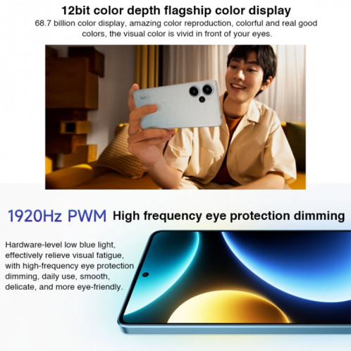 Xiaomi Redmi Note 12 Turbo 5G, appareil photo 64MP, 12 Go + 512 Go, Caméras arrière triples, batterie 5000 mAh, MIUI 14 Snapdragon 7+ Gen2 Octa Core de 6,67 pouces jusqu'à 2,91 GHz, réseau : 5G, double SIM, NFC, SX433J802-012