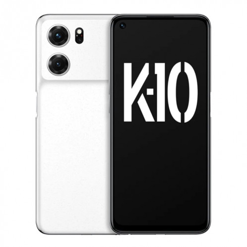 OPPO K10 5G, 8 Go + 256 Go, appareil photo 64MP, version chinoise, Triple caméras arrière, identification d'empreintes digitales latérales, 6,59 pouces ColorOS 12.1 Dimensity 8000-MAX Octa Core jusqu'à 2,75 Ghz, SO447W1288-011