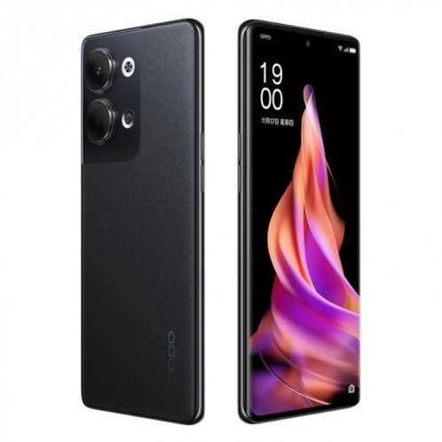 OPPO Reno9 5G, 12 Go + 512 Go, appareil photo 64MP, version chinoise, Caméras arrière doubles, 6,7 pouces ColorOS 13 / Android 13 Qualcomm Snapdragon 778G 5G Octa Core jusqu'à 2,4 Ghz, réseau : 5G, prise en charge de SO455B454-011