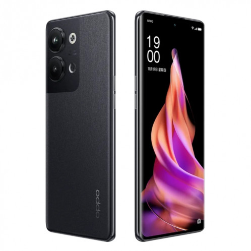 OPPO Reno9 Pro 5G, 16 Go + 512 Go, appareil photo 50MP, version chinoise, Caméras arrière doubles, 6,7 pouces ColorOS 13 / Android 13 Dimensity 8100-MAX Octa Core jusqu'à 2,85 GHz, réseau : 5G, prise en charge de SO457B930-011