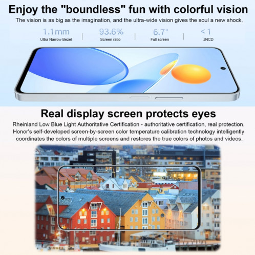 Honor Play7T Pro DIO-AN00, appareil photo 50MP, 8 Go + 128 Go, version chinoise, Caméras arrière doubles, identification d'empreintes digitales latérales, batterie 4000 mAh, 6,7 pouces Magic UI 6.1 / Android 12 SH74DG1499-08