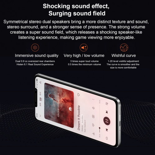 Huawei Enjoy 60X 128 Go STG-AL00, version chinoise, Caméras arrière doubles, identification d'empreintes digitales latérales, batterie 7000 mAh, 6,95 pouces HarmonyOS 3.0 Qualcomm Snapdragon 680 Octa Core 2,4 GHz, SH85EM1806-011