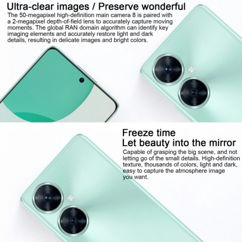 Huawei Enjoy 60 Pro 128 Go MAO-AL00, version chinoise, Caméras arrière doubles, identification d'empreintes digitales latérales, batterie 5000 mAh, 6,8 pouces HarmonyOS 3.0 Qualcomm Snapdragon 680 Octa Core, réseau : SH504B315-010