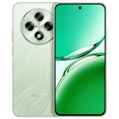 OPPO A3i Plus, 12 Go + 256 Go, écran 6,7 pouces, lecteur d'empreintes digitales, ColorOS 14.0, Qualcomm Snapdragon 695 5G Octa Core, OTG, réseau 5G (vert) SO560G1514-015
