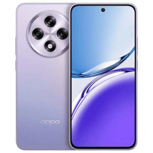 OPPO A3i Plus, 12 Go + 256 Go, écran 6,7 pouces, reconnaissance d'empreintes digitales, ColorOS 14.0, Qualcomm Snapdragon 695 5G Octa Core, OTG, réseau 5G (violet) SO560P1438-015