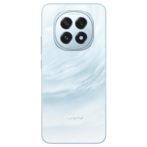 OPPO A5 5G, 12 Go + 256 Go, écran 6,7 pouces, reconnaissance d'empreintes digitales, ColorOS 15.0, Qualcomm Snapdragon 6 Gen 1 Octa Core, OTG, NFC, réseau 5G (bleu) SO564L1094-019