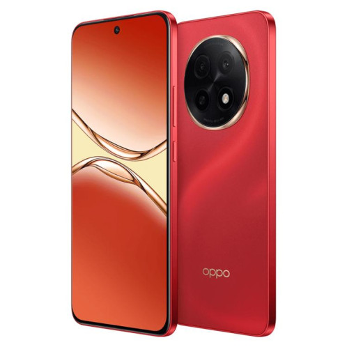 OPPO A5 Pro, 8 Go + 256 Go, écran 6,7 pouces, lecteur d'empreintes digitales, ColorOS 15.0, MediaTek Dimensity 7300 Octa Core, OTG, NFC, réseau 5G (rouge) SO566R1356-021