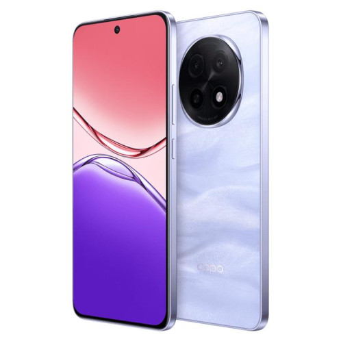 OPPO A5 Pro, 8 Go + 512 Go, écran 6,7 pouces, lecteur d'empreintes digitales, ColorOS 15.0, MediaTek Dimensity 7300 Octa Core, OTG, NFC, réseau 5G (violet) SO567P1567-021