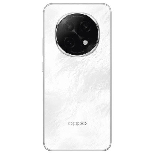 OPPO A5 Pro, 12 Go + 256 Go, écran 6,7 pouces, lecteur d'empreintes digitales, ColorOS 15.0, MediaTek Dimensity 7300 Octa Core, OTG, NFC, réseau 5G (blanc) SO568W516-021