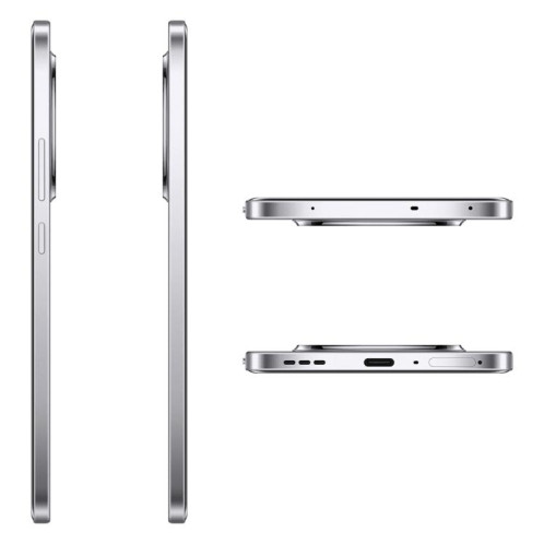 OPPO A5 Pro, 12 Go + 256 Go, écran 6,7 pouces, lecteur d'empreintes digitales, ColorOS 15.0, MediaTek Dimensity 7300 Octa Core, OTG, NFC, réseau 5G (blanc) SO568W516-021
