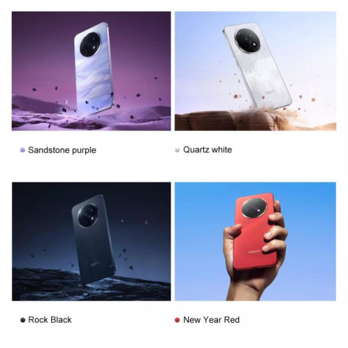 OPPO A5 Pro, 12 Go + 256 Go, écran 6,7 pouces, lecteur d'empreintes digitales, ColorOS 15.0, MediaTek Dimensity 7300 Octa Core, OTG, NFC, réseau 5G (blanc) SO568W516-021
