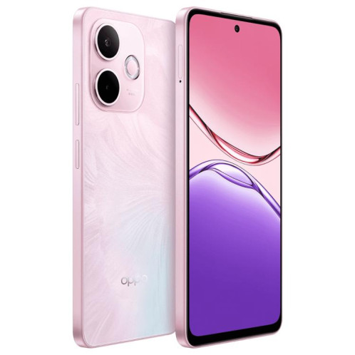 OPPO A5 Vitality 5G, 12 Go + 512 Go, lecteur d'empreintes digitales latéral, 6,67 pouces, ColorOS 15.0, MediaTek Dimensity 6300 Octa Core, OTG, réseau 5G (rose) SO572F147-018