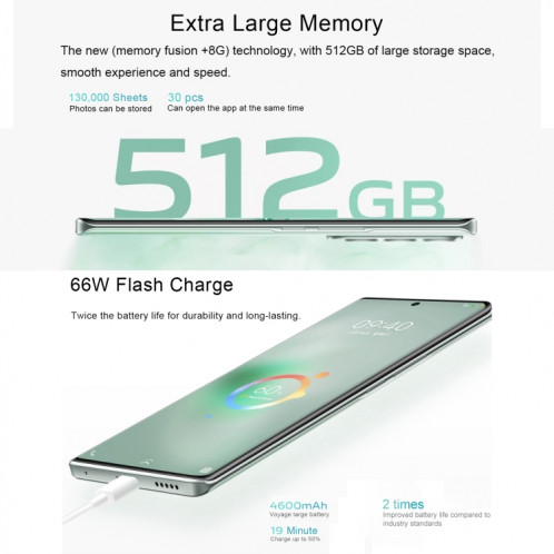 vivo S16 5G, appareil photo 64MP, 12 Go + 512 Go, Caméras triple arrière, identification d'empreintes digitales Srceen, batterie 4600 mAh, 6,78 pouces Android 13 OriginOS 3 Qualcomm Snapdragon 870 Octa Core jusqu'à SV803B1338-012
