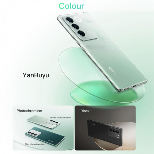 vivo S16 Pro 5G, appareil photo 50MP, 8 Go + 256 Go, Caméras triple arrière, identification des empreintes digitales de l'écran, batterie 4600 mAh, 6,78 pouces Android 13 Origin OS 3 Dimensity 8200 Octa Core jusqu'à SV804B1582-011