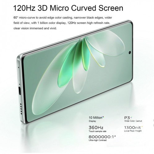 vivo S16 Pro 5G, appareil photo 50MP, 8 Go + 256 Go, Caméras triple arrière, identification des empreintes digitales de l'écran, batterie 4600 mAh, 6,78 pouces Android 13 Origin OS 3 Dimensity 8200 Octa Core jusqu'à SV804B1582-011