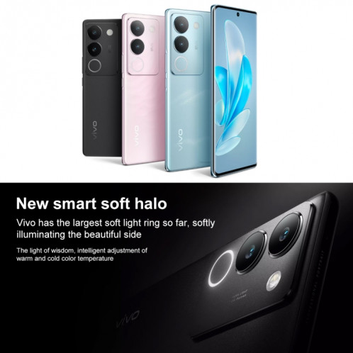 vivo S17 5G, appareil photo 50MP, 12 Go + 512 Go, Caméras arrière doubles, identification des empreintes digitales de l'écran, batterie 4600 mAh, 6,78 pouces Android 13 OriginOS 3 Snapdragon 778G+ Octa Core jusqu'à SV812B1986-011