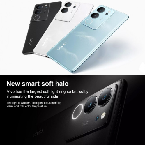 vivo S17 Pro 5G, appareil photo 50MP, 8 Go + 256 Go, Caméras triple arrière, identification des empreintes digitales de l'écran, batterie 4600 mAh, 6,78 pouces Android 13 Origin OS 3 Dimensity 8200 Octa Core jusqu'à SV813B277-014