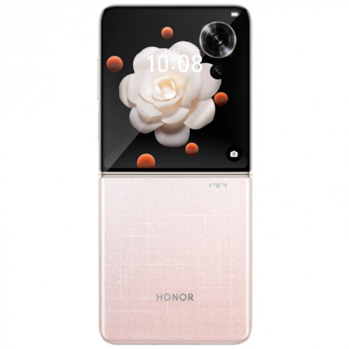 Honor Magic V Flip, 12 Go + 1 To, écran 6,8 pouces + 4,0 pouces MagicOS 8.0 Snapdragon 8+ Gen 1 Octa Core, réseau : 5G, NFC, OTG (rose) SH920F430-022
