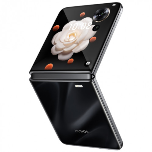Honor Magic V Flip, 12 Go + 256 Go, écran 6,8 pouces + 4,0 pouces MagicOS 8.0 Snapdragon 8+ Gen 1 Octa Core, réseau : 5G, NFC, OTG (noir) SH921B641-022