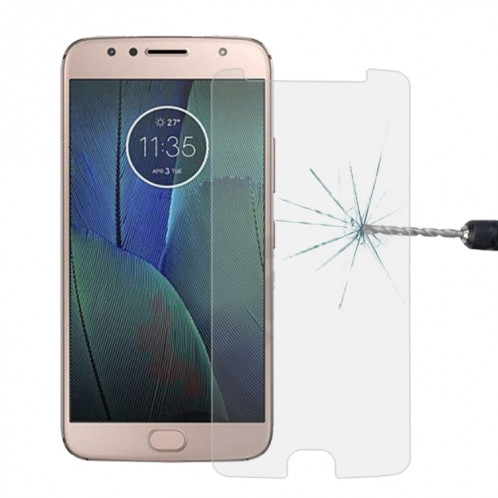 Pour Motorola Moto G5S Plus 0.3mm 9H dureté de Surface 2.5D Film anti-déflagrant en verre trempé Non plein écran SD15911082-07
