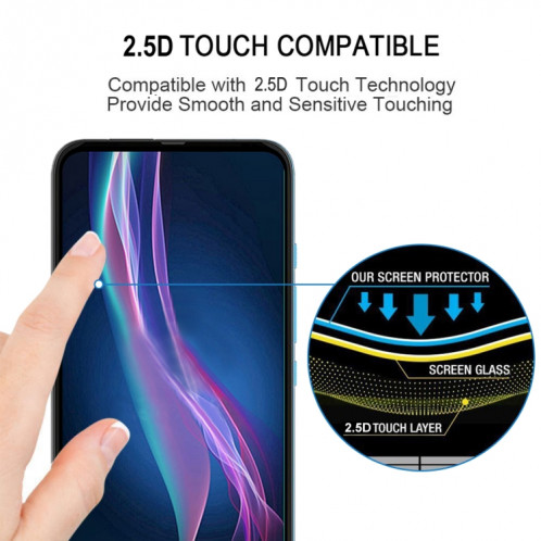 Pour Motorola Moto One Fusion Plus 25 PCS Full Glue Film en verre trempé plein écran SH1571723-07