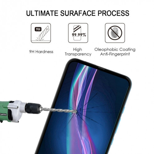 Pour Motorola Moto One Fusion Plus Full Glue Film en verre trempé plein écran SH1157700-08