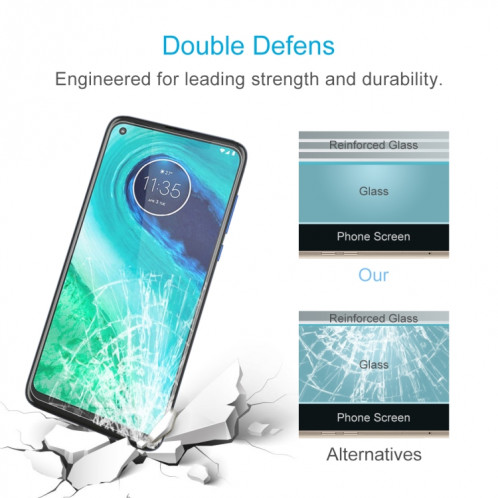 Pour Motorola Moto G8 0.26mm 9H 2.5D Film en verre trempé SD1186169-08