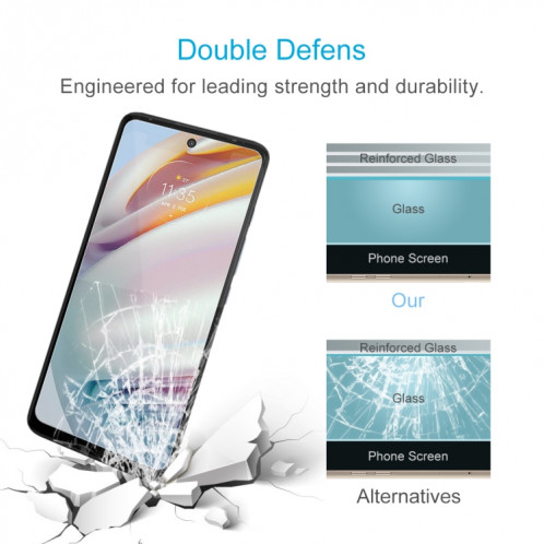 Pour Motorola Moto G60 / G51 / Moto G60S 0.26mm Milieu de verre trempé de 9h 2.5D SD137057-08