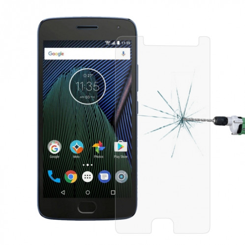 Pour Motorola Moto G5 Plus 0.26mm 9H Dureté de Surface Film d'écran en verre trempé Non plein écran antidéflagrant SD457A390-07