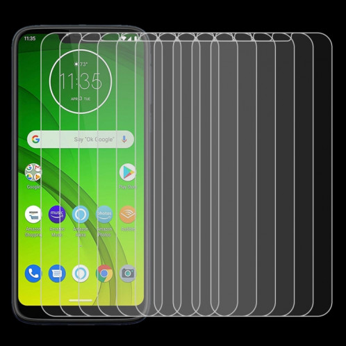 100 PCS 0.26mm 9H 2.5D Film en verre trempé pour Motorola Moto G7 Power SH48101949-09