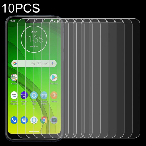 10 PCS 0.26mm 9H 2.5D Film en verre trempé pour motoculteur Motorola Moto G7 SH481122-09