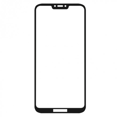 Film de protection d'écran en verre trempé à couverture complète de colle pour Motorola Moto G7 Power SH54391365-08