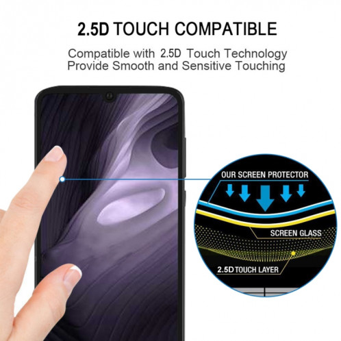 Film en verre trempé plein écran 9H pour Motorola Moto Z4 Play SH54701801-08