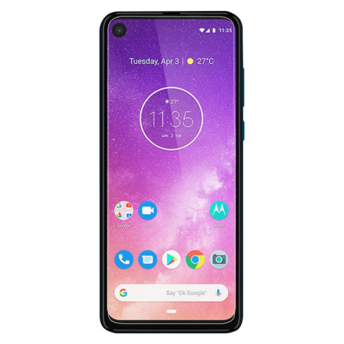 Film en verre trempé 0.26mm 9H 2.5D pour Motorola One Vision SD5790200-07