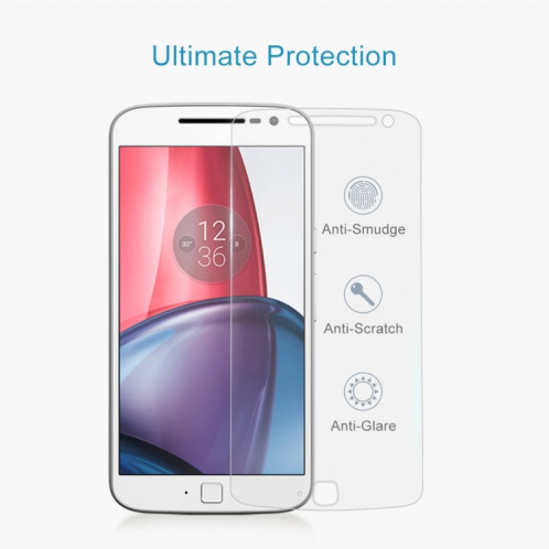 Pour Motorola Moto G4 Plus 0.3mm 9H dureté de Surface 2.5D Film d'écran en verre trempé Non plein écran antidéflagrant SD96011891-07