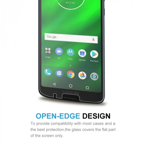 Film en verre trempé 0.26mm 9H 2.5D pour Motorola Moto G6 Plus SD930A145-09