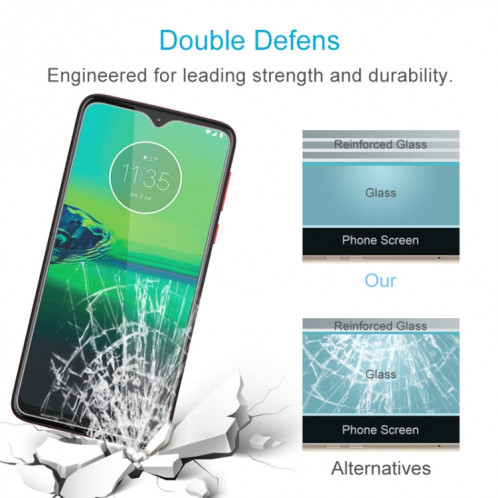 Pour Motorola Moto G8 Play 9H 2.5D Film en verre trempé SD9052788-08