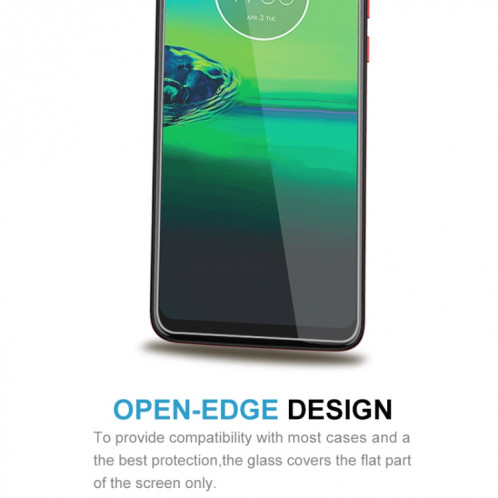 Pour Motorola Moto G8 Play 9H 2.5D Film en verre trempé SD9052788-08